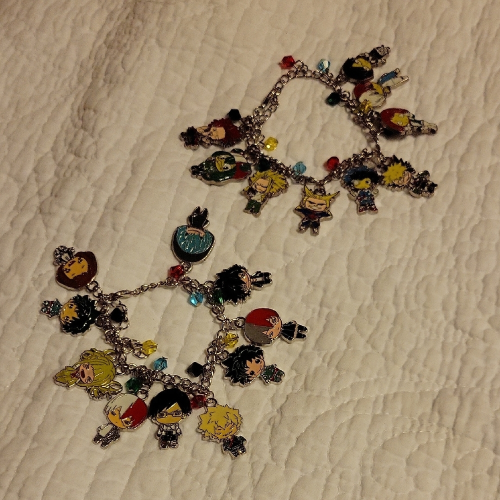 My Hero Academia Anime Character Charm Bracelets